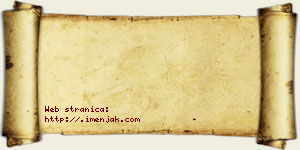 Kristina Tanasković vizit kartica